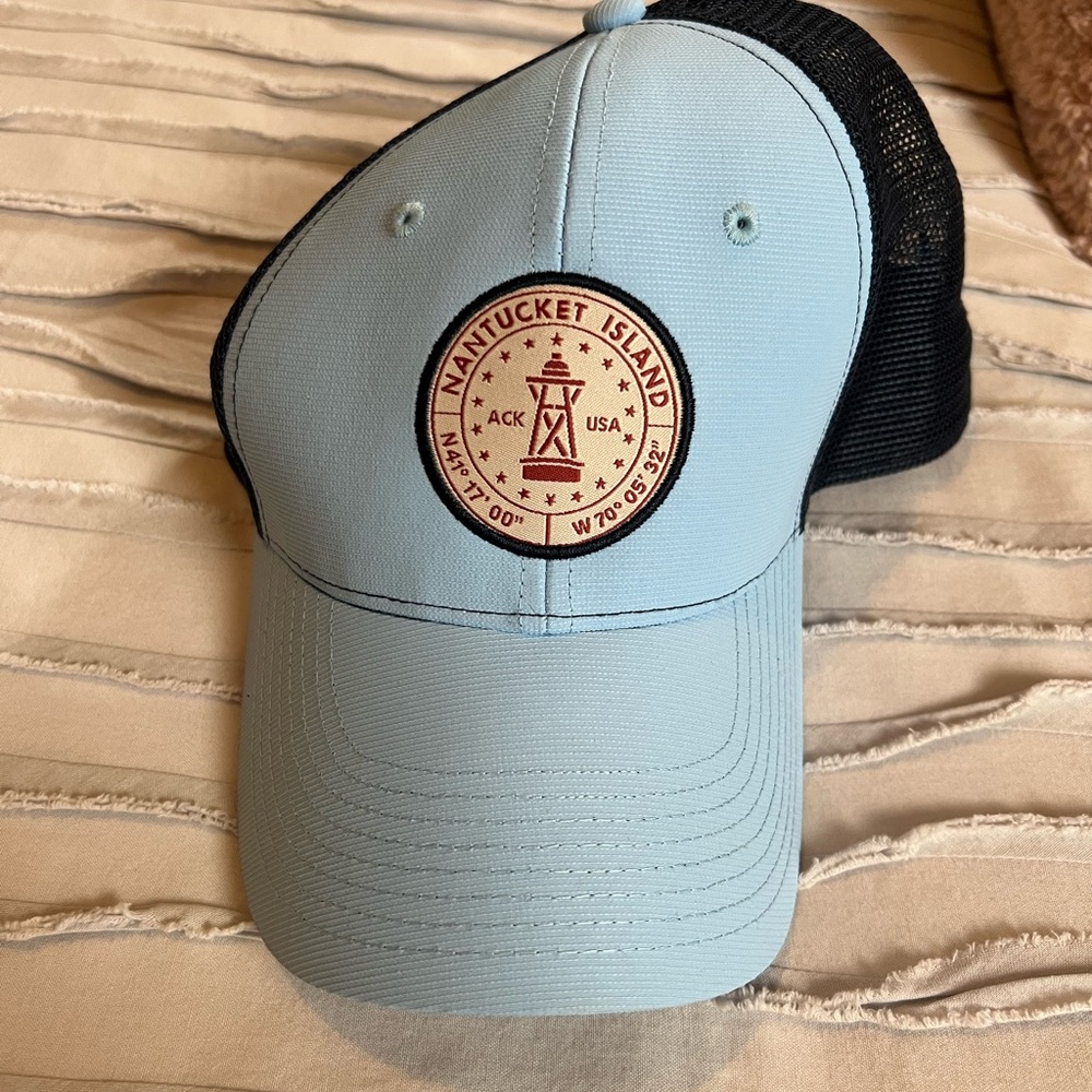 Nantucket Island Blue and Black Cap